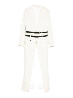 DSQUARED2: knee length coats - Belted Double-Breasted Coat