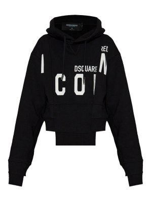 DSQUARED2: Sweatshirts & Pulls - Sweat-Shirts - Noir