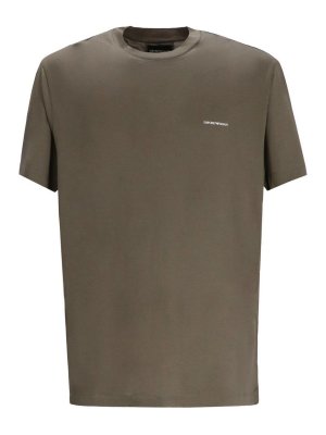 EMPORIO ARMANI: T-shirts - T-Shirt - Vert Clair