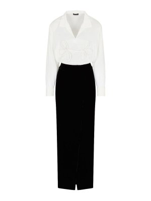 EMPORIO ARMANI: Maxi robe - Maxi Robe - Noir