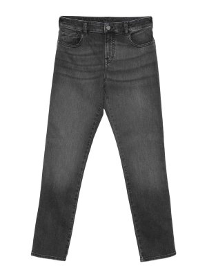 EMPORIO ARMANI: Straight Leg Jeans - Straight Leg Jeans - Grau