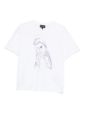 EMPORIO ARMANI: Camisetas - Camiseta - Blanco