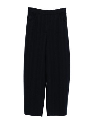 EMPORIO ARMANI: カジュアルトラウザー - カジュアルパンツ - ブルー