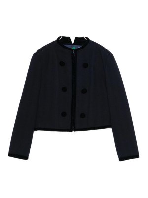 EMPORIO ARMANI: Blazer - Blazer - Azul