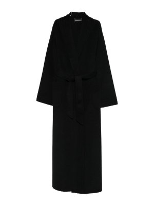 EMPORIO ARMANI: Manteaux au genou - Manteau Au Genou - Noir