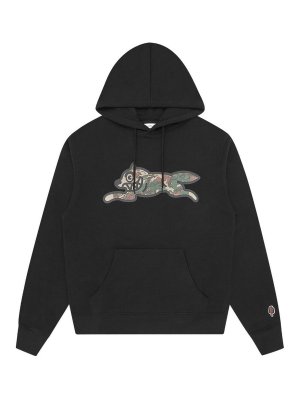 ICECREAM: Sweatshirts & Sweaters - Running Dog Popover Cotton Hoodie