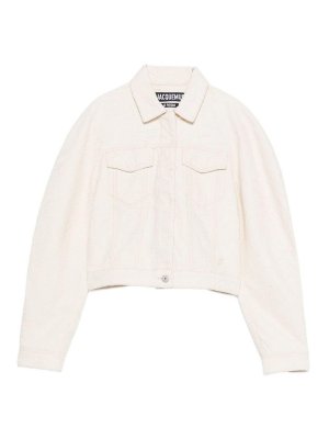 JACQUEMUS: denim jacket - La Veste De-Nimes Denim Jacket