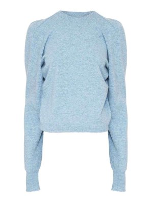 Maison Margiela: Pull col rond - Pull Col Rond - Bleu