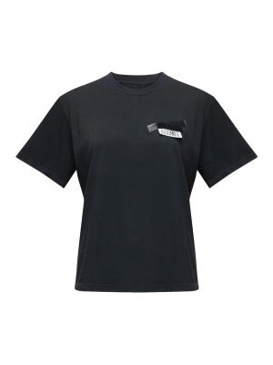 MM6 MAISON MARGIELA: T-shirts - T-Shirt - Schwarz
