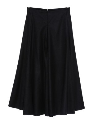 SUSANNE BOMMER: Knee length skirts & Midi - Cotton Midi Skirt