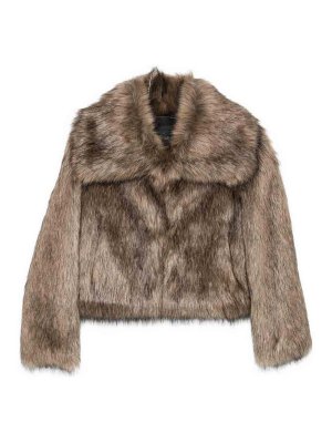 THELAURENT: Abrigos de borreguito y piel  - Abrigo De Piel - Multicolor