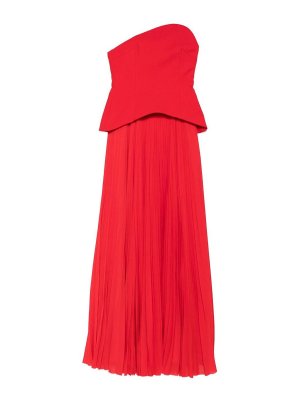 SOLACE LONDON: マキシドレス - マキシドレス - 赤