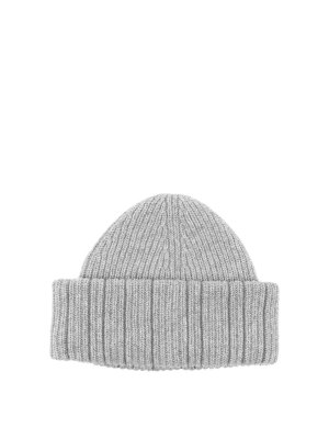 FABIANA FILIPPI: ニットキャップ - ビーニー帽 - グレー