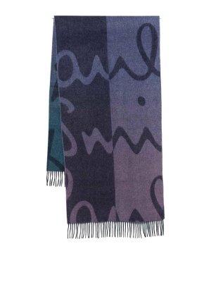 PAUL SMITH: Écharpes - Écharpe - Bleu