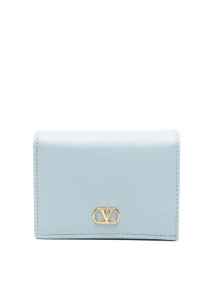 VALENTINO GARAVANI: wallets & purses - Vlogo Leather Wallet