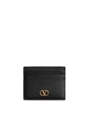 VALENTINO GARAVANI: wallets & purses - Vlogo Signature Leather Card Case