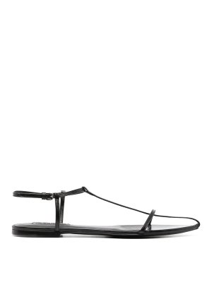 JIL SANDER: Sandales - Sandales - Noir