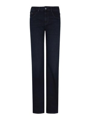 EMPORIO ARMANI: Jeans à jambe droite - Jean Droit - Bleu