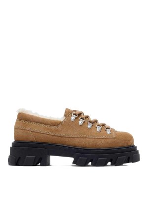 GANNI: lace-ups shoes - Suede Derby Shoes