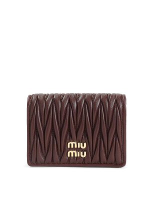 MIU MIU: wallets & purses - Lamb Leather Wallet