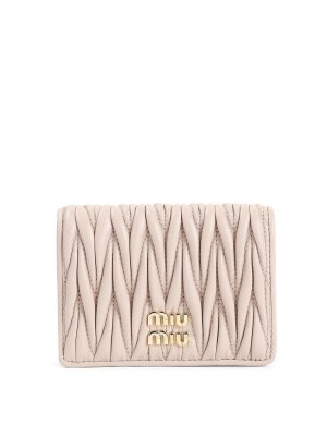 MIU MIU: wallets & purses - Lamb Leather Wallet