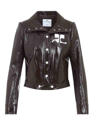 Courreges: Casualjacken - Casualjacke - Braun