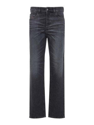 DIESEL: Jeans Rectos - Vaqueros Rectos - Negro