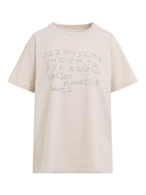 Maison Margiela: t-shirt - Maglietta in cotone