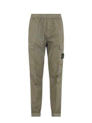 STONE ISLAND: Casual Hosen - Casual Hose - Grün
