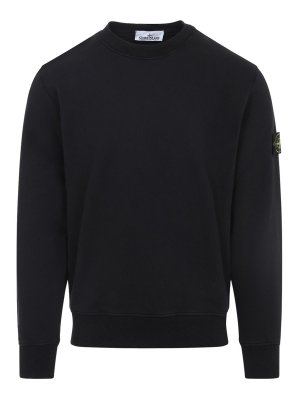 STONE ISLAND: スウェット＆セーター - スウェットシャツ/セーター - 黒