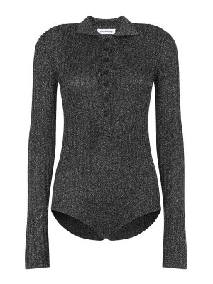 THE FRANKIE SHOP: polo shirts - Solana Polo Bodysuit