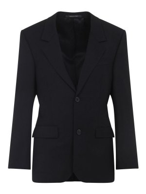 BALENCIAGA: Pantalones de sastrerìa - Pantalones De Sastrería - Negro