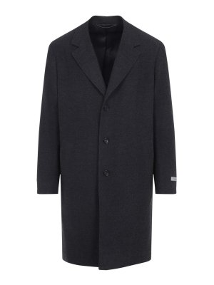 CANALI: Knielange Mäntel - Knielanger Mantel - Dunkelgrau