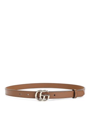 GUCCI: belts - 2 Cm Gg Gold Belt