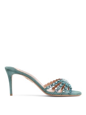 Aquazzura: Mules - Mules - Vert