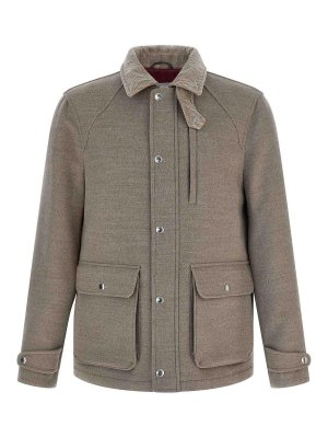BRUNELLO CUCINELLI: カジュアルジャケット - カジュアルジャケット - ベージュ