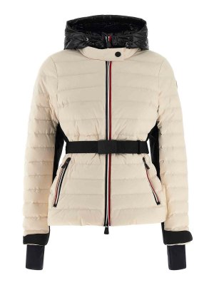 MONCLER: Kurze Daunenjacken - Daunenjacke - Beige