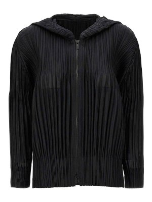 PLEATS PLEASE ISSEY MIYAKE: Blusen - Bluse - Schwarz