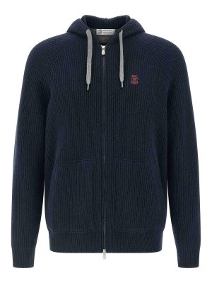 BRUNELLO CUCINELLI: cardigans - Hooded Cardigan