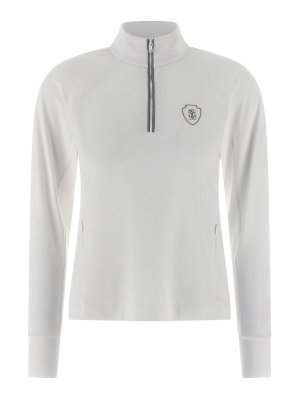 BRUNELLO CUCINELLI: Strickpullover mit Rundhalsausschnitt - Rundhalspullover - Weiß