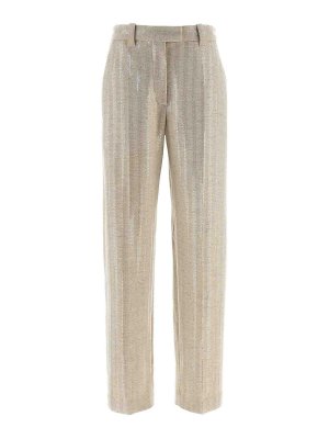 BRUNELLO CUCINELLI: Pantalons casual - Pantalons Décontractés - Beige