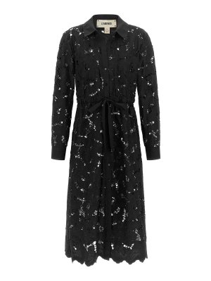 L'AGENCE: ニーレングスドレス - 膝丈ドレス - 黒