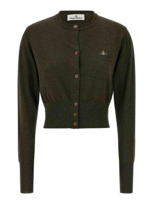VIVIENNE WESTWOOD: cardigans - Bea Cropped Cardigan