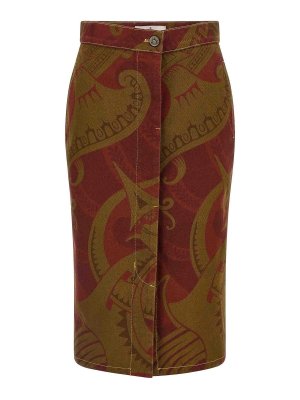 VIVIENNE WESTWOOD: Jupes midi et au genou - Jupe Midi - Multicolore