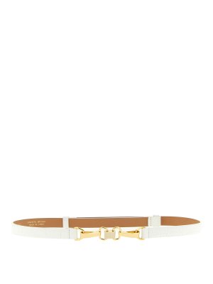 ELISABETTA FRANCHI: Cinturones - Cinturón - Blanco