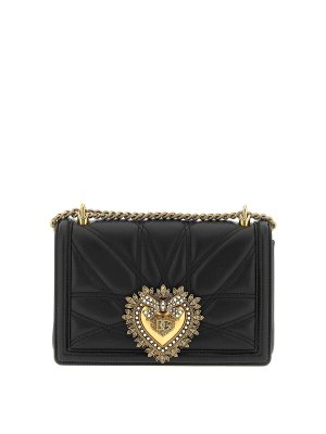 DOLCE & GABBANA: ショルダーバッグ - ショルダーバッグ - 黒