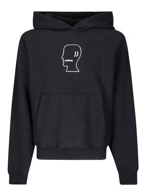 BRAIN DEAD: Sweatshirts & Sweaters - Logo Head Hoodie