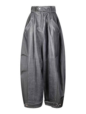 NICCOLO' PASQUALETTI: casual trousers - Luna Wide-Legged Trousers