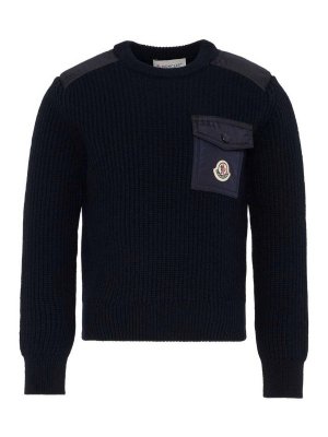MONCLER JR: crew necks - Logo Crew Neck