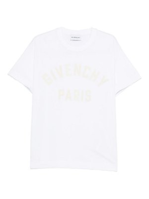GIVENCHY: t-shirts - Paris Boxy Fit T-Shirt